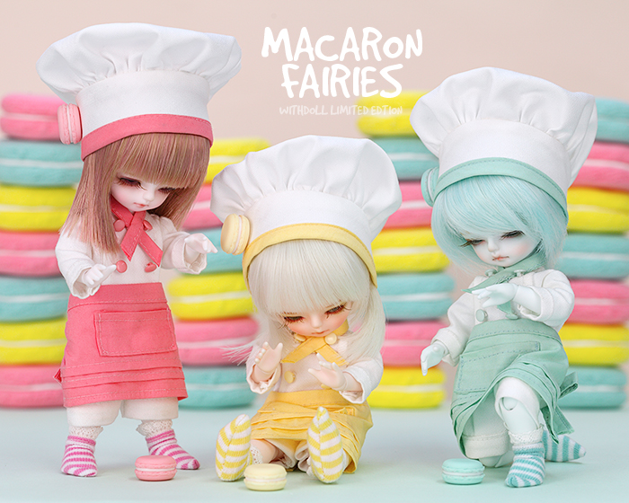 WITHDOLL] Macaron Fairies are released! (16cm) | Den of Angels